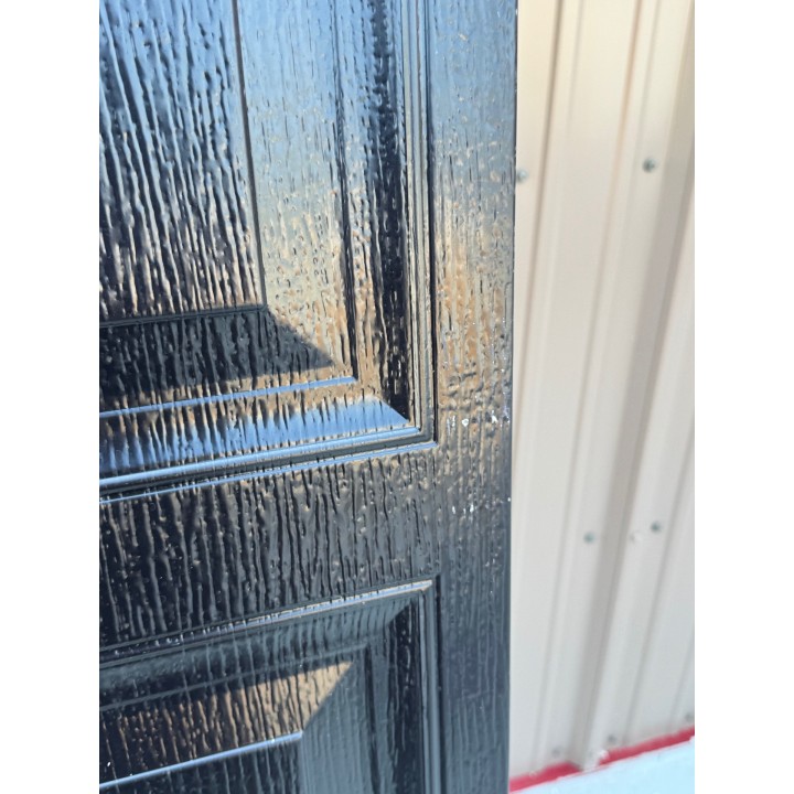 14x9 CHI Black Un-insulated Short Raised Panel No Glass
