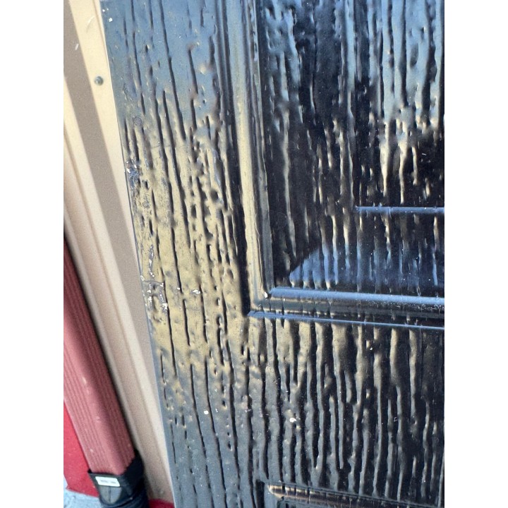 14x9 CHI Black Un-insulated Short Raised Panel No Glass