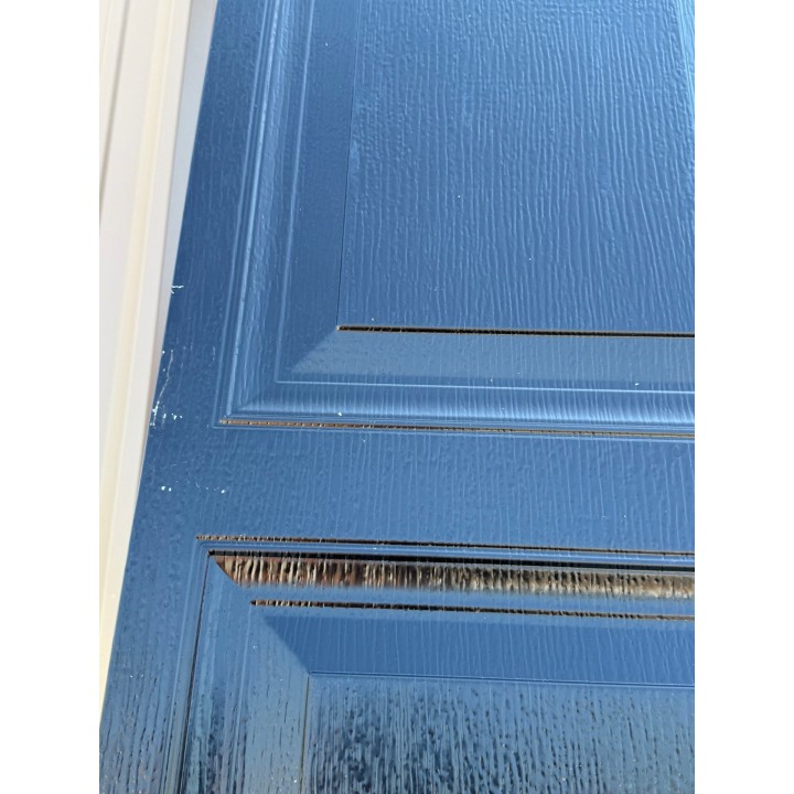 14x9 CHI Black Un-insulated Short Raised Panel No Glass