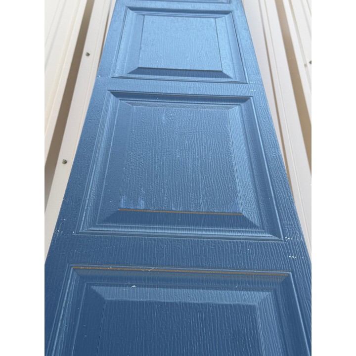 14x9 CHI Black Un-insulated Short Raised Panel No Glass