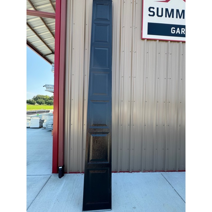 14x9 CHI Black Un-insulated Short Raised Panel No Glass