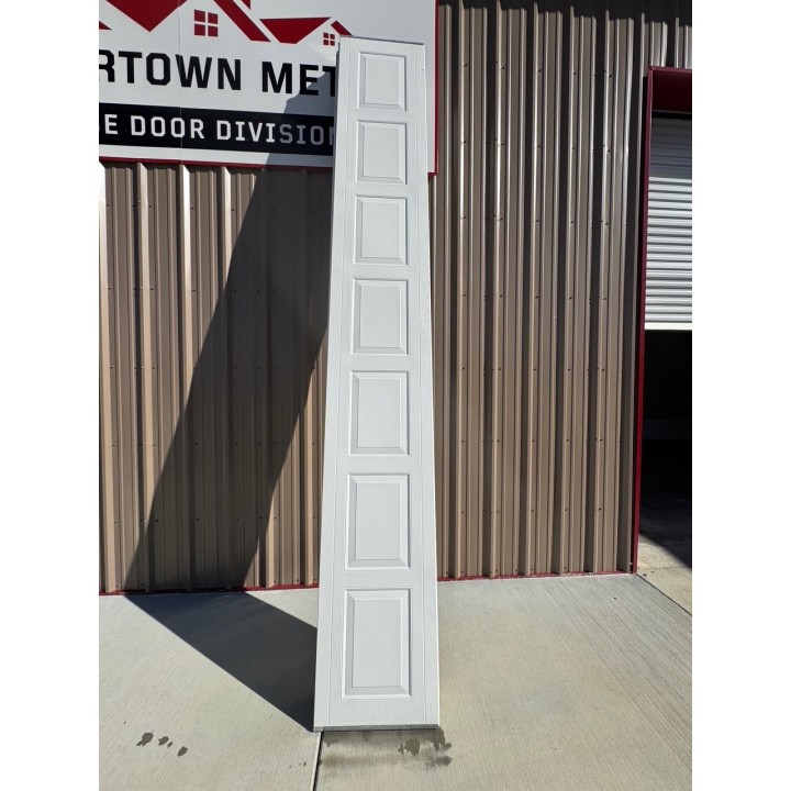 14x10 Haas White Un-insulated Short Raised Panel With Glass