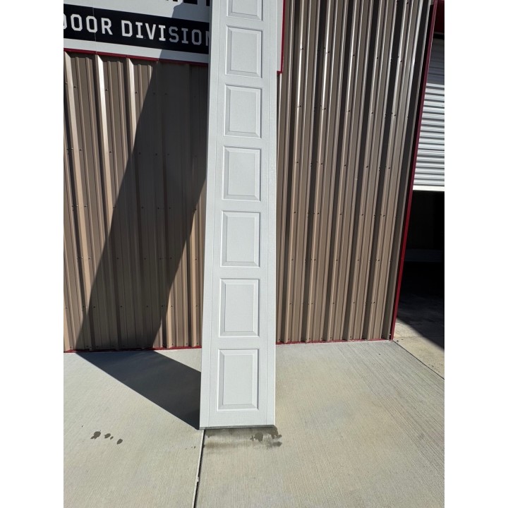 14x10 Haas White Un-insulated Short Raised Panel With Glass