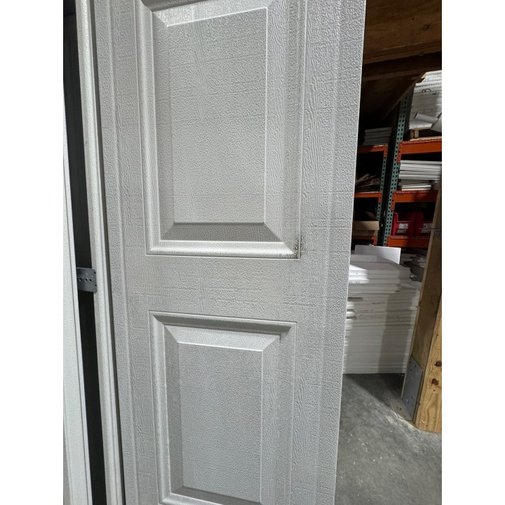 14x12 Amarr White Un-insulated Short Raised Panel No Glass