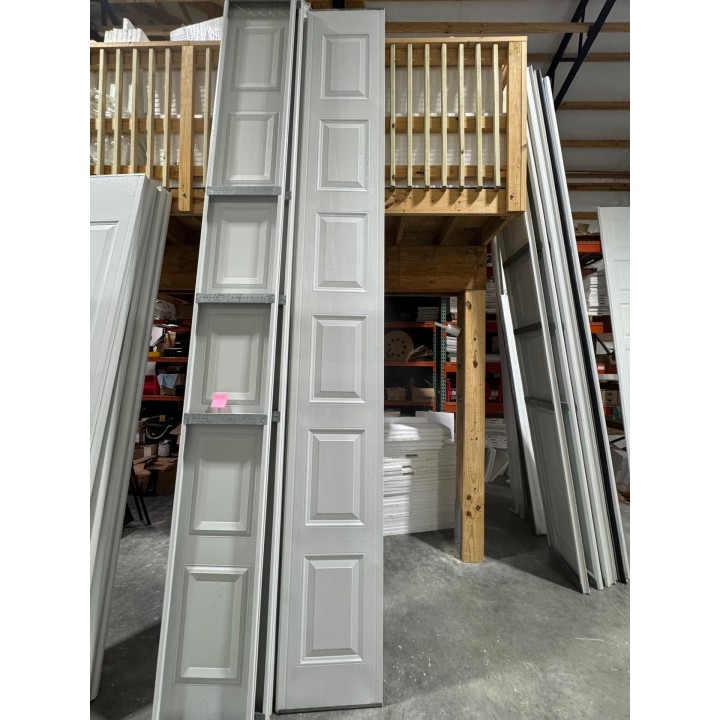 14x12 Amarr White Un-insulated Short Raised Panel No Glass