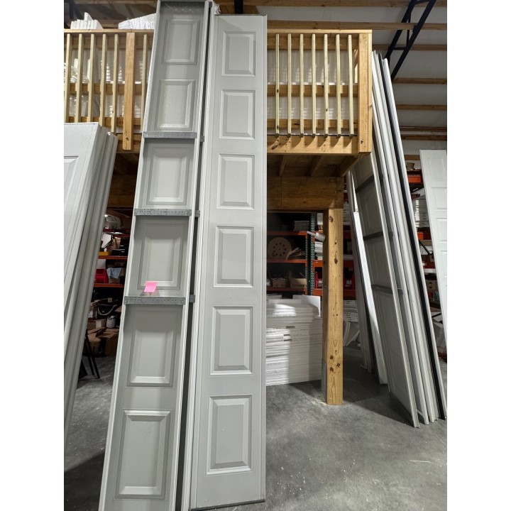 14x12 Amarr White Un-insulated Short Raised Panel No Glass