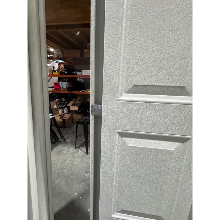 14x12 Amarr White Un-insulated Short Raised Panel No Glass