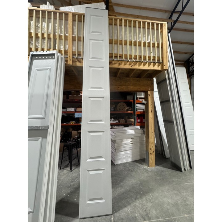 14x12 Amarr White Un-insulated Short Raised Panel No Glass