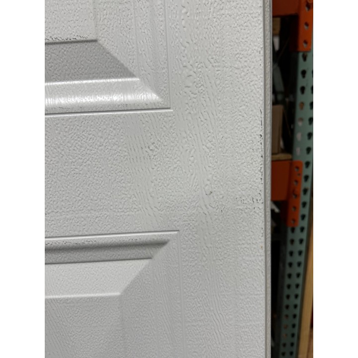 14x14 Amarr White Un-insulated Short Raised Panel No Glass