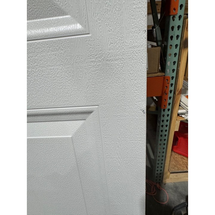 14x14 Amarr White Un-insulated Short Raised Panel No Glass
