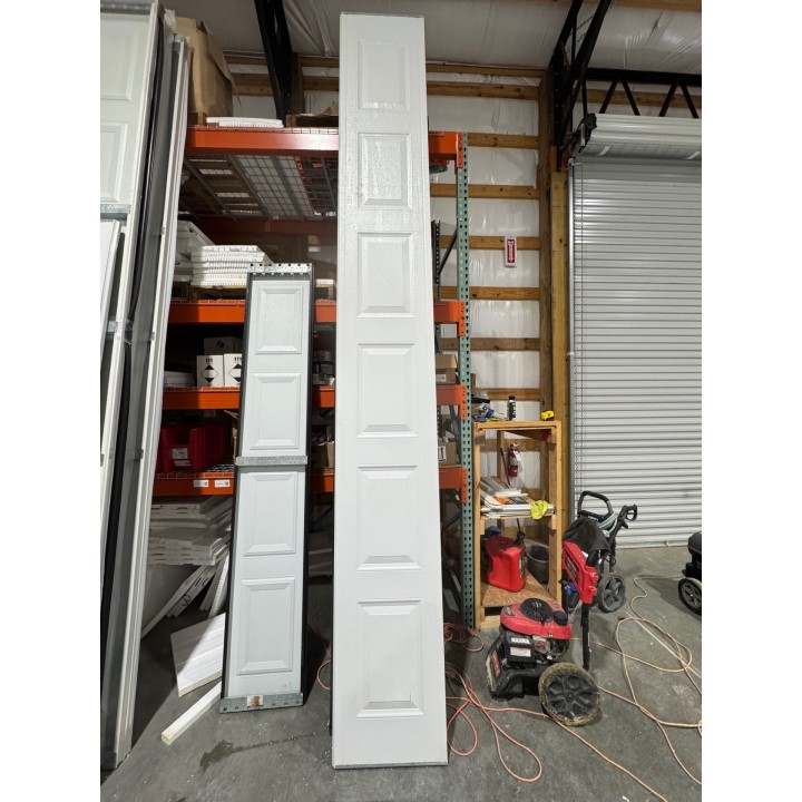 14x14 Amarr White Un-insulated Short Raised Panel No Glass