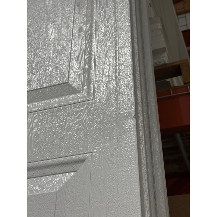 14x14 Amarr White Un-insulated Short Raised Panel No Glass