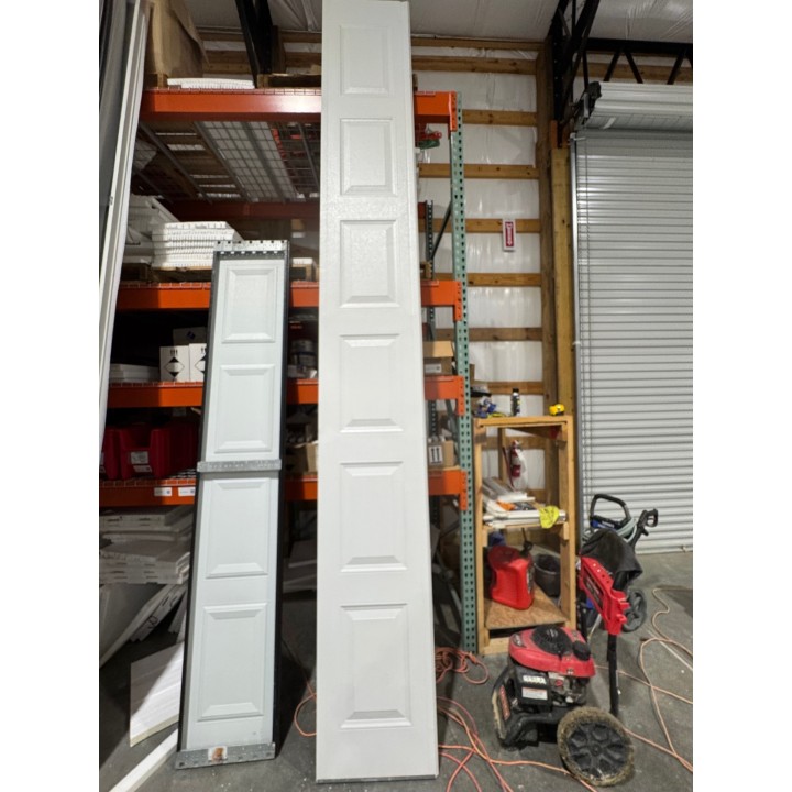 14x14 Amarr White Un-insulated Short Raised Panel No Glass
