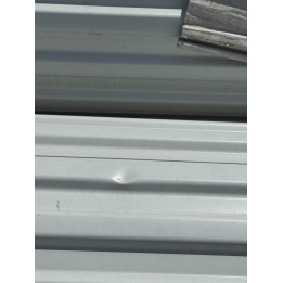 14x14 Astra-Drum Door White Insulated No Glass