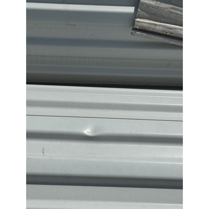 14x14 Astra-Drum Door White Insulated No Glass