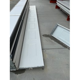 18x7 Amarr White Un-Insulated Short Raise Panel No Glass