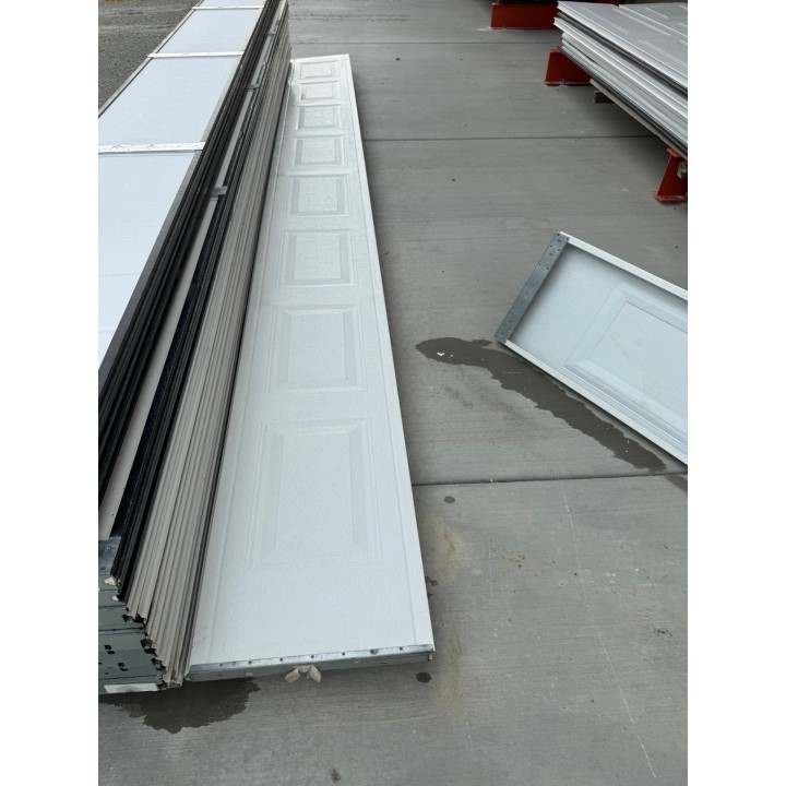 18x7 Amarr White Un-Insulated Short Raise Panel No Glass