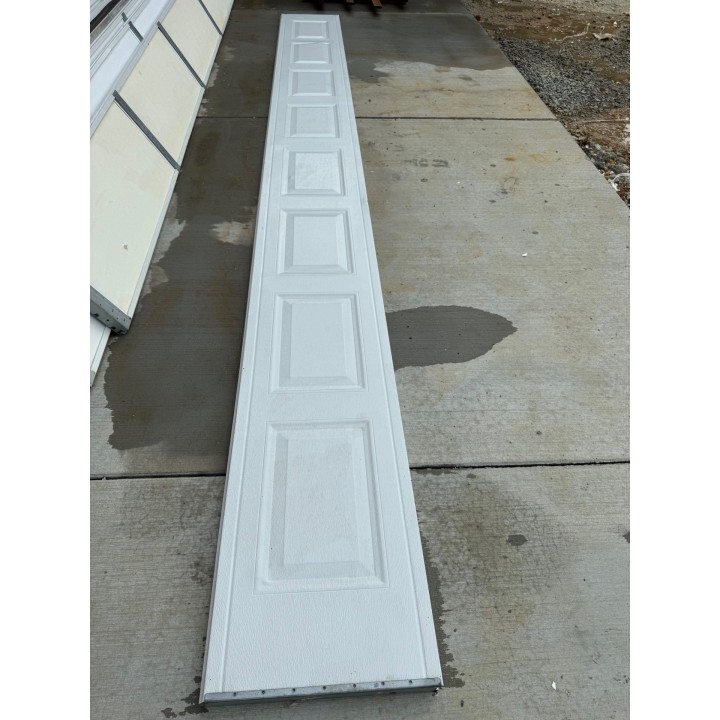 18x7 Amarr White Un-Insulated Short Raise Panel No Glass