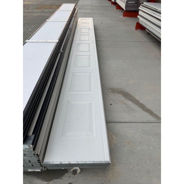 18x7 Amarr White Un-Insulated Short Raise Panel No Glass