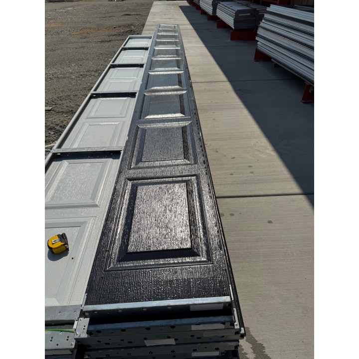 20x10 Macc Black Un-insulated Short Raised Panel
