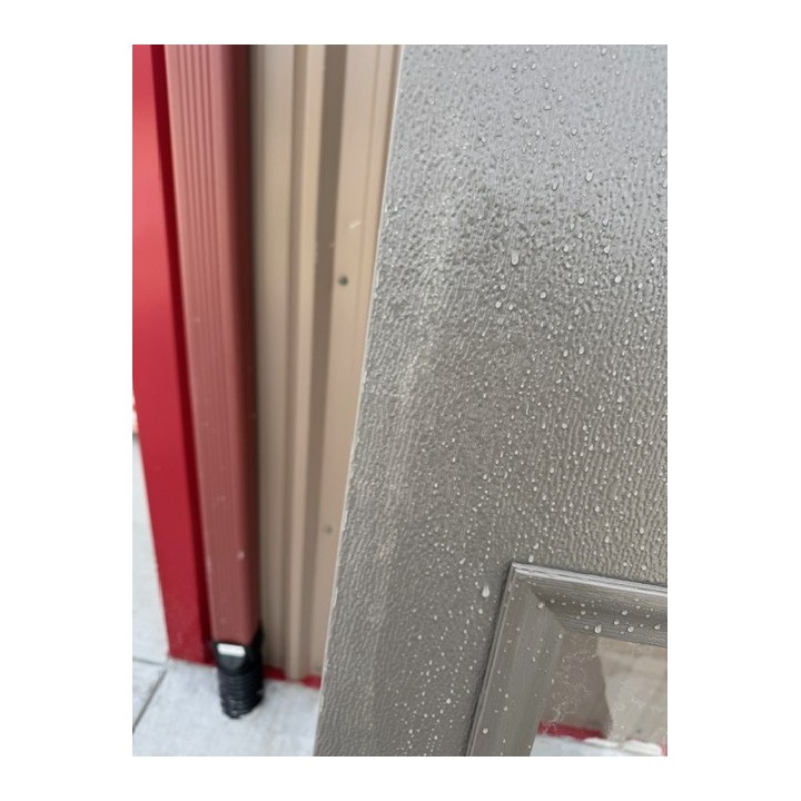 14x7 Amarr TerraTone Un-insulated Long Raised Panel With Glass