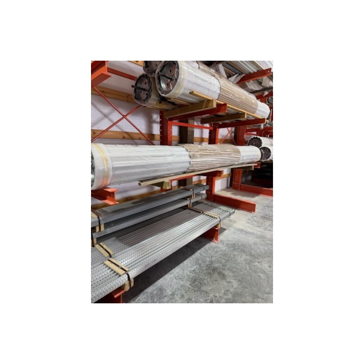 9X8 Asta-Drum Door White un-Insulated No Glass
