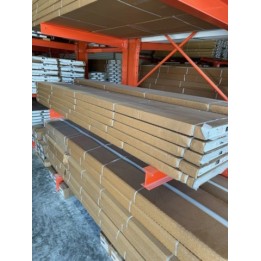 12X7 White Insulated Short Raised Panel No Glass