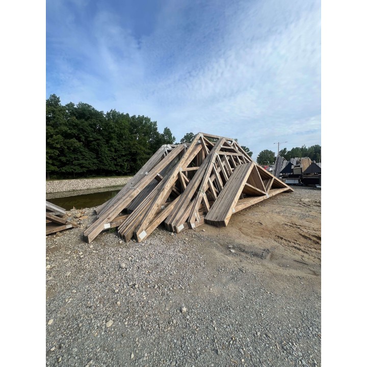 30' scissors 6/12, 2x6 cords, no overhang PACK #1